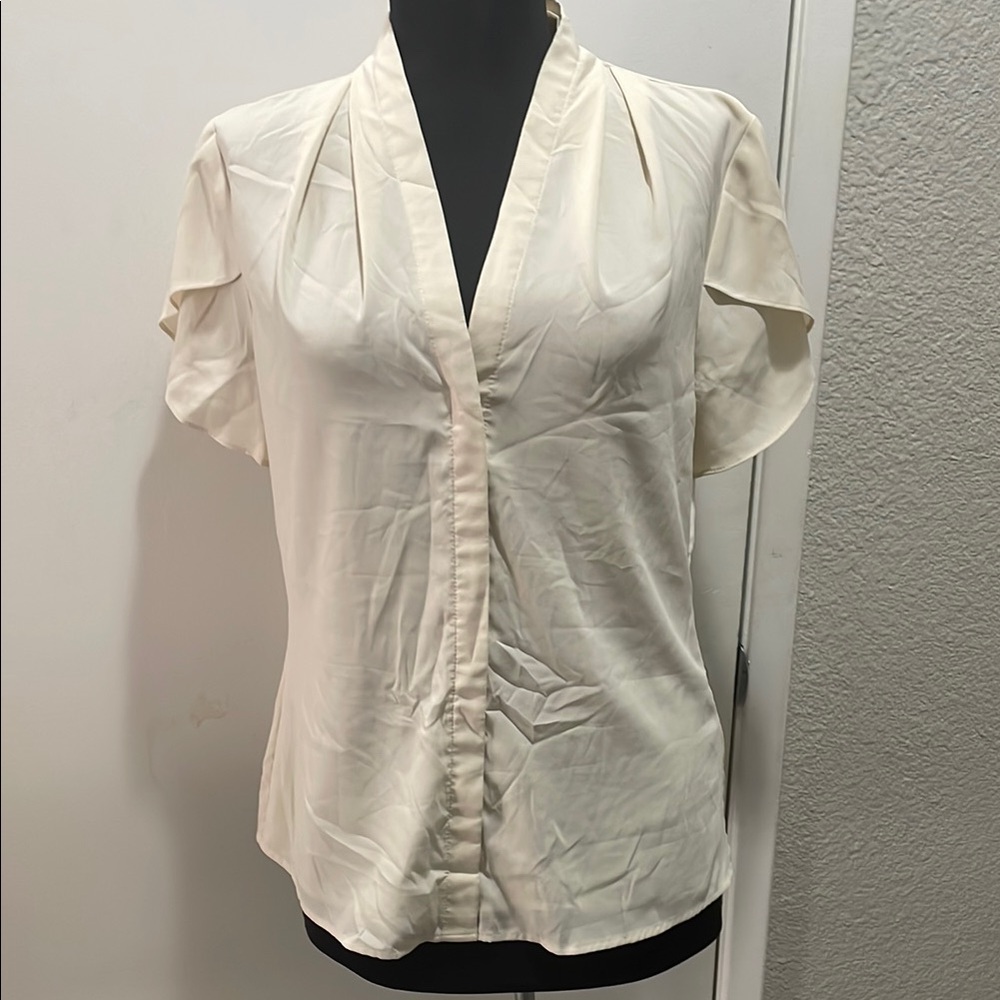 3/$25 Elegant Cream Blouse